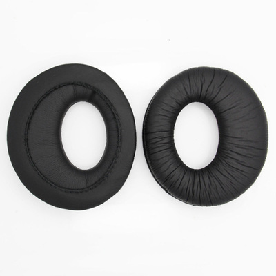 1pair Easy Install Soft Black Replacement Ear Pads Protectiv