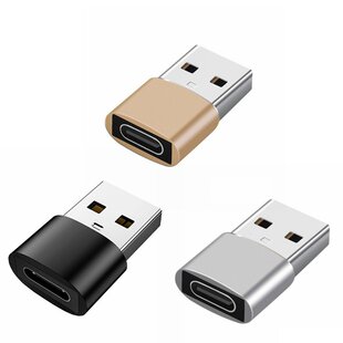 conectores conversor Type-C Female To USB Charging Adapter R