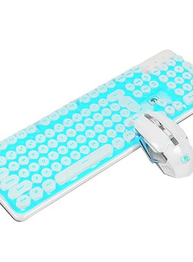 2400DPI Wireless Rechargeable Gaming Mechanical Keyboard 104