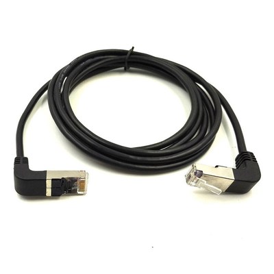 5m RJ45 Upward Male to RJ45 Male Downward 90 Degree Cat 5 Et