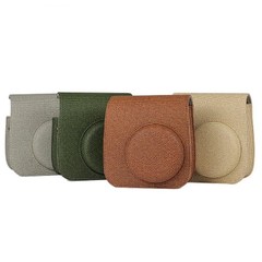 PU Leather Retro Woven Art Shell Camera Case For Polaroid C