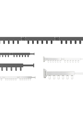 Folding Clothes Hanger Wall Mount Retractable Cloth Drying