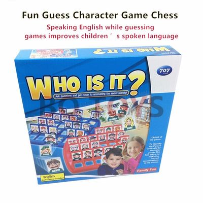 New Who Is It Classic Board Game Funny Family Guessing Game