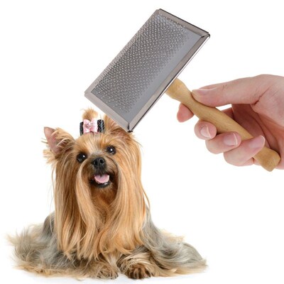 High Quality Pet Grooming Comb Shedding Hair Remove Brush Wo