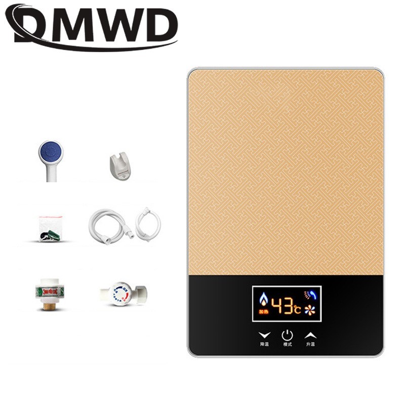 6000w instant electric water heater for home small three sec