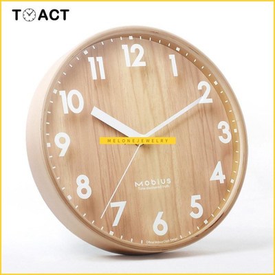 Wood Wall Clock Nordic Wall Clocks Modern Design Kitchen Liv