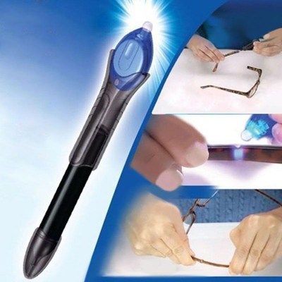 5 Second Quick Fix Liquid Glue Pen V Light Repair Tool Super