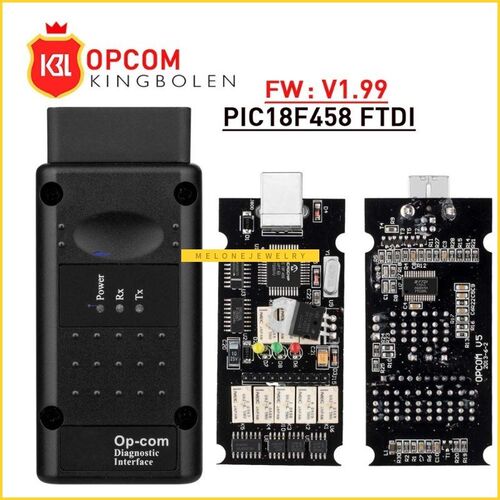 opcom V1.99 with PIC18F458 FDI op com diagnostic Op-com V1.7