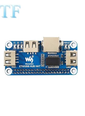 适用于 Raspberry Pi 4B/Zero W USB to Ethernet RJ45 Network P