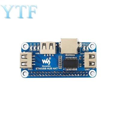 适用于 Raspberry Pi 4B/Zero W USB to Ethernet RJ45 Network P