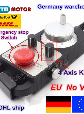 【E ship free VA】 niversal Cnc 4 Axis Mpg Pendant HandWheel