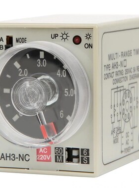 AC 220V Delay Timer Time Relay Switch 6s 60s 6min 60min Adju