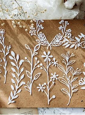 Wide Application 8 Styles Classic White Cardstock  Journalin