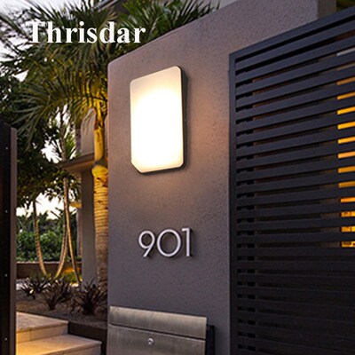 hrisdar 20W Outdoor LED Porch Wall lamps Waterproof Alunum N
