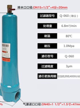 060 Q P S C precision filter air compressor dryer precision