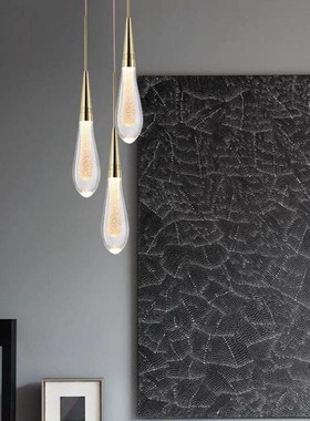Meteor Rainwater Crystal  Pendant Lamp Modern Simple Creativ