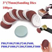 75mm Disc Inch Grit 3000 100pcs Sanding Sandpaper