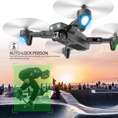 S167 RC Drone 4K HD Camera GPS Follow Pro Selfie Foldable F