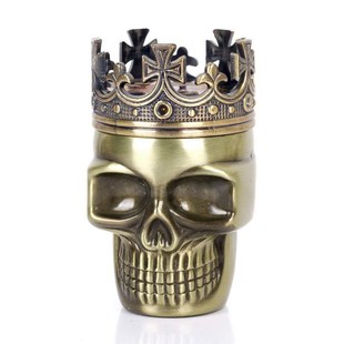 Men Portable Ghost Grinder Punk Tobacco Skull Head Plastic