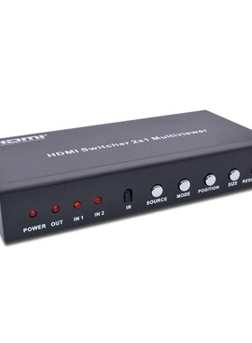 HDMI 2x1 Multi-Viewer with PIP 2 PORT hdmi switcher seamless