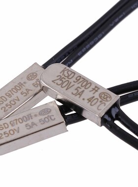5PCS KSD9700 250V 5A 40~60 Degree Bimetal Disc Temperature
