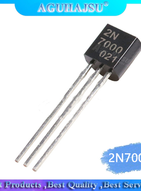 20PCS 2N7000 TO92 Small Signal MOSFET 200 mAmps, 60 Volts N-
