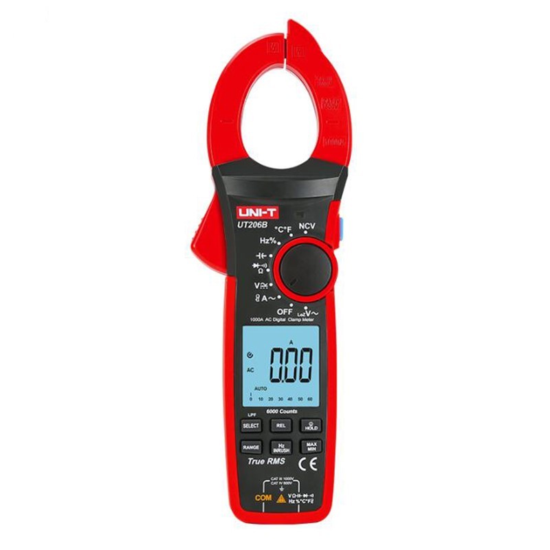 UT206B / UT207B / UT208B 1000A True RMS Digital Clamp Meter;