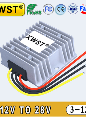 XWST DC DC Converter 12V to 28V Boost Inverter 3A 5A 10A 12A