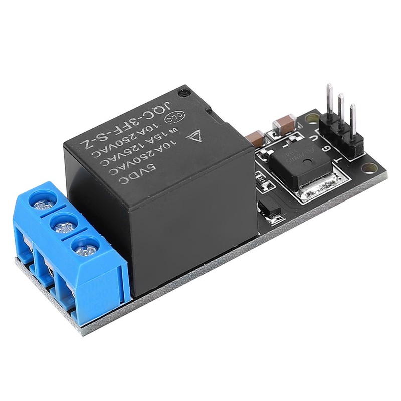 12V 1 Channel Bistable Relay Self-Locking Trigger Board Butt