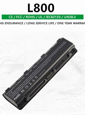 Laptop Battery For Toshiba L800 M800 M805 C805 L830 L850 For