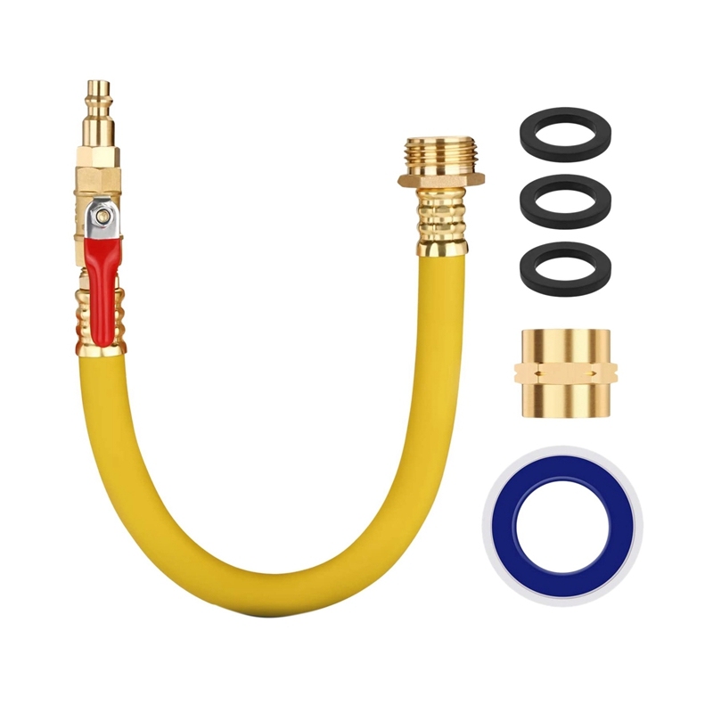 RV Winterizing Kit Sprinkler Blowout Adapter with Shut Off V