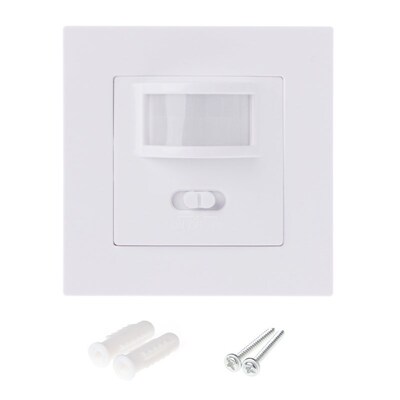 AC 110V-240V Infrared PIR Motion Sensor Recessed Wall Module
