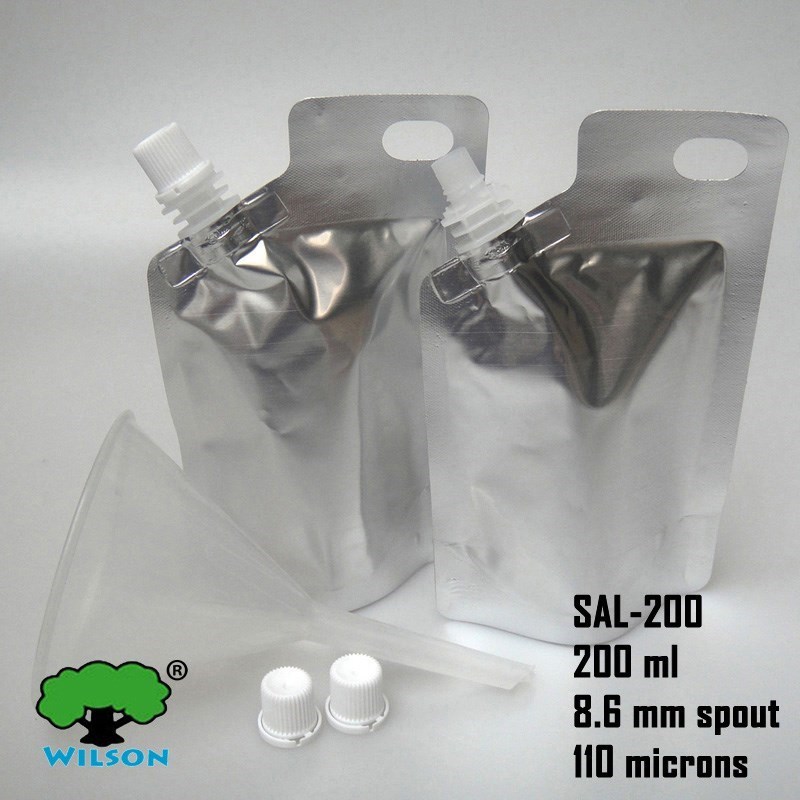 50ML -2000 ML Aluminum F Mylar Stand p Spout Bag 20 PCS  Fil