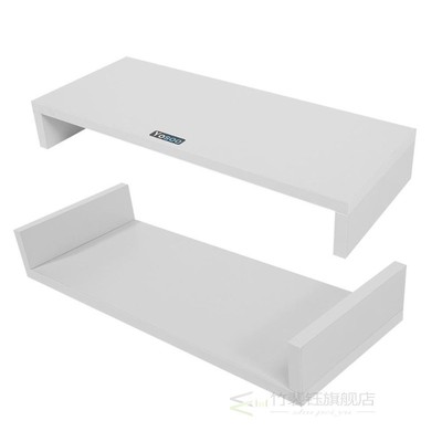 Wooden Monitor Stand Table Reduce Eye Neck Strain Laptop Des