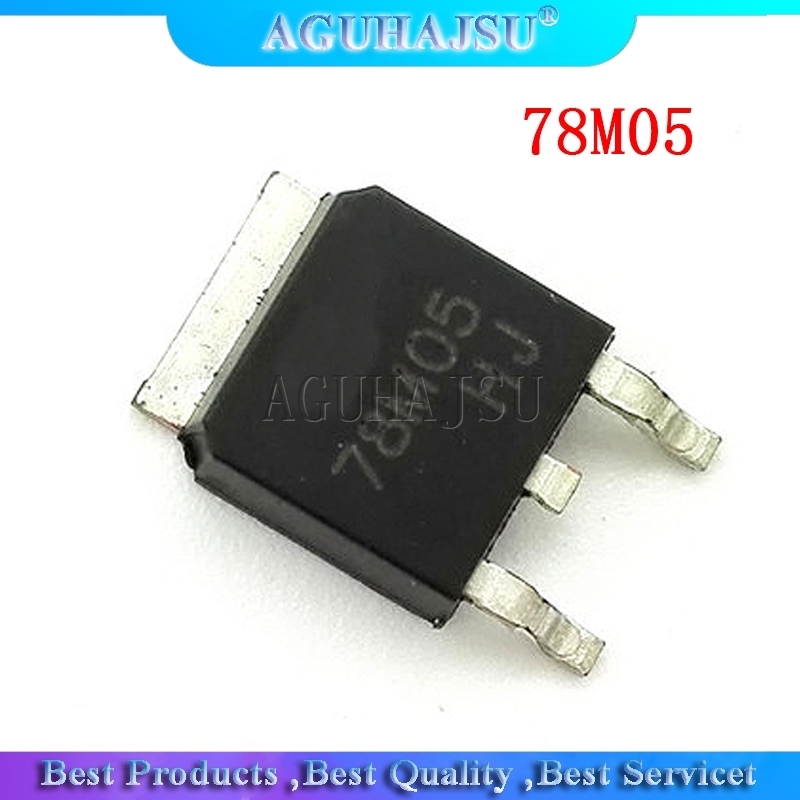 10pcs/lot 78M05 7805 TO-252 three-terminal 750mA regulator n