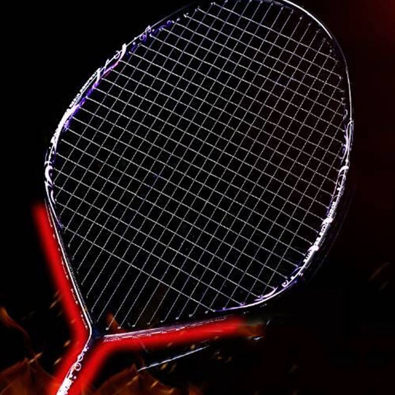 4U Carbon V-shaped Badminton Racket Professional Light Weigh