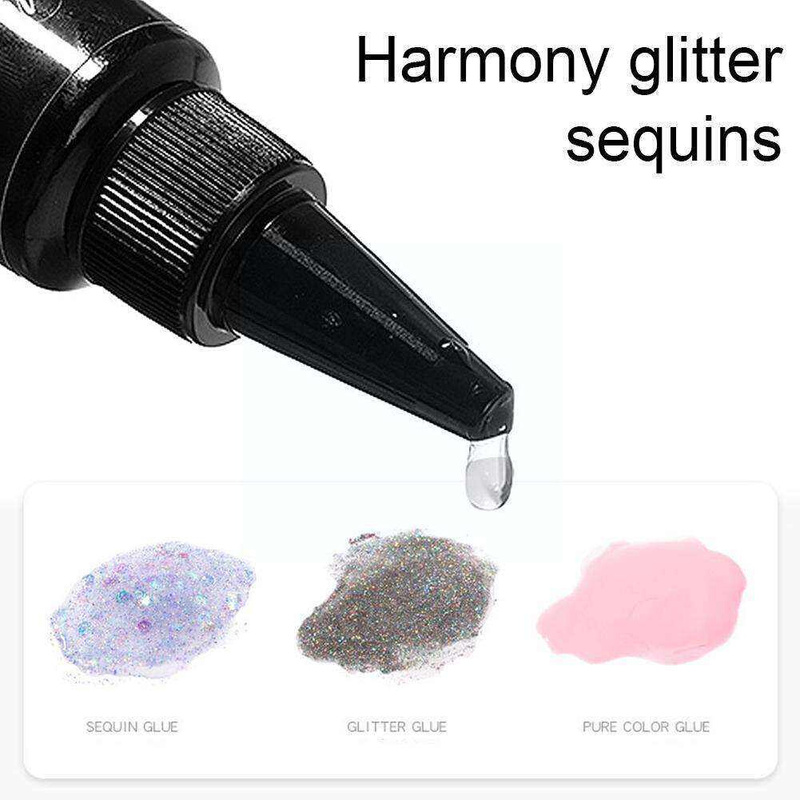Transparent Glue For Nails Decoration Fashion Nail Art Glitt