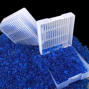 1pc Silica Gel Box Reusable White Orange Blue Silicagel Mois