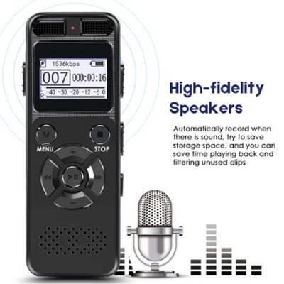 Secret Digital Audio Voice Recorder 8GB 16GB Professional Po