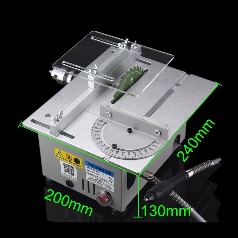 Woodworking Table Saw 110-240V Silver Standard Configuration