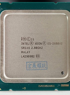 Xeon Processor E5 2680 V2  CP 2.8 LGA 2011 SR1A6 Ten Cores S