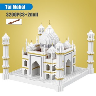 Mini Famous Architecture Bricks White House Big Ben House o