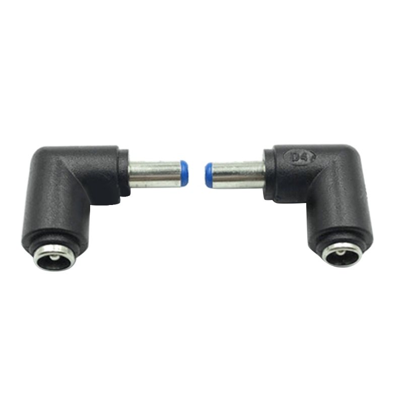 K1KF DC 5.5x2.5mm Male Jack To 5.5x2.1mm Female Right  Angle