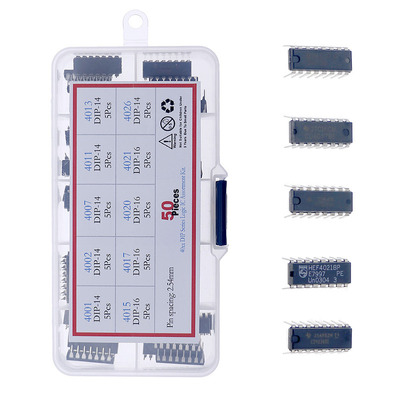 HEF/HCF/CD DIP 4000 Series CMOS Logic IC Assortment Kit 4001