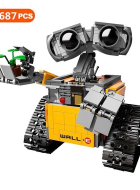 687Pcs Disney WALL E The Robot High-tech DIY Building Blocks