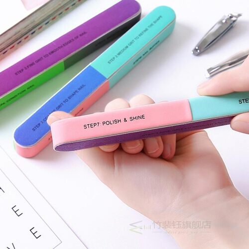 Six-sided Scrub Nail File Buffer Double Side Sanding Buffer