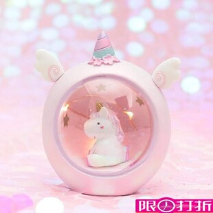 Creative little desk lamp unicorn star lamp girlfriend gift