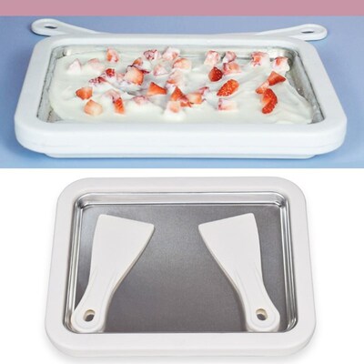 Instant Ice Cream Maker Kt W/ 2 Ice Cream Spatulas Ice