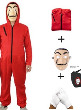 Salvador Dali Cosplay La Casa De Papel  Costume Child Adult