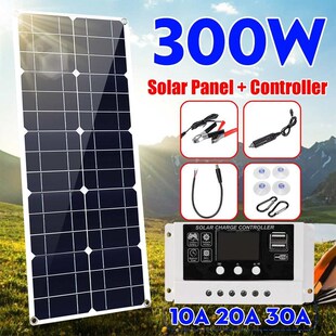 300w Solar Panel Dual USB 18v Monocrystaline Solar Cells Pol